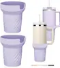Adecuado para botas de silicona para vasos Stanley de 30 oz/40 oz. Cubierta protectora inferior para vasos Stanley. Cubierta protectora de silicona.