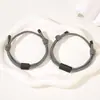 Pulseira Tubular Europeia e Americana Transfronteiriça com Cordão Duplo Colorida Aço Inoxidável Cor Impressão e Gravação Pulseira de Corda Trançada Ajustável