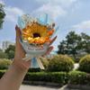 Mini Girasol Rosa Flor Eterna Ramo de Flores Secas Día de San Valentín Cumpleaños Día de San Valentín Chino Regalo Flor Hecha a Mano