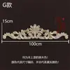 Tallado en Madera de Dongyang Apliques Estilo Europeo Accesorios para Muebles, Adornos para Puertas de Madera, Apliques Finamente Tallados para Puertas de Gabinete, Apliques para Cabeceras de Cama, Apliques Decorativos de Madera Maciza en Plata