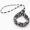 Pulsera de Supervivencia para Exteriores Cámara en la Muñeca Cuerda Trenzada de Paracord Colgante Pulsera Trenzada Universal de Paracord para la Muñeca