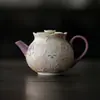 Tetera de Cerámica Pintada a Mano de Zorro de Nueve Colas con Filtro de Agujero de Bola para Uso Doméstico, Taza de Té Estilo Antiguo