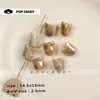 Accesorios para Joyería DIY Muguete Crema Versátil Pendientes de Abalorios Acrílicos Cadena para Teléfono Móvil Bolso Colgante Cuentas Sueltas