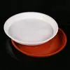 Maceta Redonda Bandeja de Borde Plano Bandeja Base de Plástico Bandeja de Agua de Plástico Multiespecificación Base de Bandeja para Maceta de Suculentas