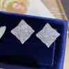 Pendientes de Moda de Aguja de Plata 925 con Cubos de Perla de Venta Caliente Pendientes Dulces de Nicho de Gama Alta Pendientes de Diseño Exquisito