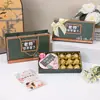 Caja de Papel para Empaque de Regalo de Chocolate del Día del Maestro Caja de Regalo de Dulces Creativa Romántica de 48 Compartimentos Fábrica Venta al Por Mayor en Stock