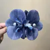 Grampo de Cabelo Flor de Pérola em Tecido Primavera e Verão Fresco Doce Clipe Bico de Pato Parte de Trás da Cabeça Franja Clipe Lateral Acessórios de Cabelo