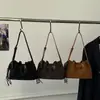 Bolso Versátil para Viajes Diarios para Mujer, Nuevo Bolso Cruzado Casual Retro de Color Sólido en Gamuza, Bolso de Hombro de Moda de Aspecto Elevado