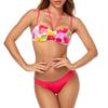 Nuevo traje de baño de Amazon para mujer, bikini sexy estampado dividido, bikini europeo y americano.