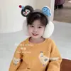 Orejeras de Peluche Lindas de Kt Cat para Invierno para Mujer Bolsas de Oreja Calientes de Peluche Orejeras Plegables a Prueba de Frío Calentadores de Oreja para Estudiantes