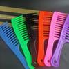 Peine de dientes anchos para cabello rizado, Plegado constante, Clinker de tendón de res, Antiestático, Hogar Cabello liso, No es fácil de romper, Peine desenredante, Diente ancho