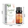 Aceite esencial de naranja dulce de una sola cara, aceite esencial con sabor a fruta para humidificador transfronterizo, aromaterapia, muestras de 10 ml