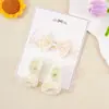 Set de Accesorios para el Cabello para Niños de Comercio Exterior Europeo y Americano Set de Diademas Elásticas Finas con Lazos Set de Calcetines para Bebé Protección de la Fontanela para Bebés y Niños Pequeños