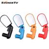 Color mini espejo retrovisor ajustable para bicicleta Bicicleta de montaña Vista trasera reflector plano equipo de bicicleta accesorios para montar