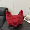 Bolso de Mujer de Moda con Gran Capacidad y Estilo 2026 Primavera Nuevo Bolso de Hombro Casual para el Trabajo Ligero Bolso Cruzado Tipo Dumpling