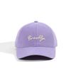 Gorra deportiva informal para exteriores de algodón puro con bordado de letras, estilo coreano, suave y con parte superior, con visera pequeña, parasol