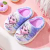 (Estrictamente seleccionado) Pantuflas de Algodón para Niñas Invierno Nuevo Estilo para Niños Mayores, Pantuflas de Felpa para Niños con Suelas Suaves Antideslizantes para Uso en Interiores