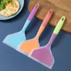 Espátula de silicone para panqueca resistente a altas temperaturas, especial para frigideira antiaderente, não danifica a panela, raspador de cozinha doméstico para assar, especial para cozinhar