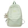 Mochila para Chica de Campus Estilo Coreano Casual Mochila Escolar para Estudiante de Secundaria Femenina Gran Capacidad Mochila Estilo Bosque Ligera para Hombre