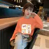 H2386 # Camiseta de Algodão Puro com Manga Longa para Meninas, Camiseta Básica Estilosa para Meninas, Novidade Verão 2025 Tops e Roupas Infantis