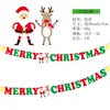 Decorações de Papel de Natal em Desenho Animado, Bandeirinhas, Enfeites Pendentes, Adereços para Fotos de Festa de Natal, Pingentes para Guirlanda de Natal