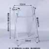 Estrutura de Perna de Mesa Dobrável Simples Suporte de Ferro para Mesa Acessórios de Perna de Mesa Perna de Mesa para Sala de Jantar Doméstica Estrutura de Mesa Quadrada em Forma de X
