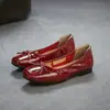 Jiezhou 2026 Verão Novo Sapatilha Feminina Elegante Versátil Fashion com Laço Quadrado