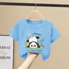 Camiseta de Niños Manga Corta Verano 2026 Estilo Nuevo Tops de Verano para Niños 100% Algodón Puro Tallas Mediana y Grande Camisetas para Niños Sueltas y Modernas
