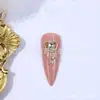 Arte de Uñas Nueva Belleza Chica estrella y luna varita mágica circón corazón bastón Color estrella y luna joyería metálica