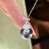 Accesorios DIY Ajuste de Colgante de Perla Estilo Corrector de Plata de Ley S925, Ajuste de Colgante Versátil de Moda Producto Semi-Terminado 10-12
