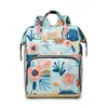 Bolsa de Mamá Estampada Estilo Nuevo Multifuncional Portátil para Salidas Suministros para Bebé Bolso de Mano Madre-Bebé para Futuras Madres