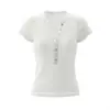 Top de punto de manga corta con cuello henley verde estilo coreano para mujer, nuevo top versátil ajustado para el verano de 2026