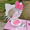 Espejo de Maquillaje de Mano Hello Kitty Espejo de Belleza Gato Lindo Espejo con Mango de Gato KT Espejo de Belleza de Moda Envío Gratis