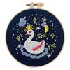 Bordado de Unicornio de Dibujos Animados Poke Frotado Ruso Show Bordado Hecho a Mano Bolsa de Materiales diy Bordado con Aguja Lana Poke Poke Le