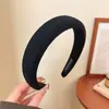 Diadema de lunares de moda con ala ancha, diadema linda y simple para adelgazar el rostro para salir, pinza para el pelo, pinza para el pelo de celebridad de internet coreana, accesorio para el pelo