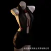 Lencería profundamente seductora, vestido ajustado sexy de rosa, uniforme de secretaria qqny de deseo puro, ropa de dormir de encaje tentación para mujer
