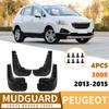 Adecuado para Peugeot 3008 2013-2015 Guardabarros para Neumáticos de Coche, Aletas de Barro Transfronterizas de Comercio Exterior