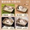 Caja de Arena Desechable Extra Grande para Gatos, Antisalpicaduras, Portátil, Sin Lavado, Tipo Abierto, Inodoro Temporal para Gatos, Caja de Arena para Gatos