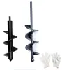 Jardim de Fábrica Jardim Soltando Solo Flor Lilás Broca Helicoidal Ferramenta de Escavação Plantio Liga Broca de Solo Broca Espiral Acessórios