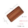 Bandeja para Alimentos de Madera de Acacia Resina Rectangular Estilo Europeo Posavasos de Mármol Tapete para Té Cocina Plato para Pan Plato para Frutas
