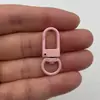 Chaveiro Anel de Chaveiro Cor de Doce Fivela de Cachorro Gancho de Fivela de Porta em Forma de U Pingente de Corrente para Mala Acessórios de Joias DIY