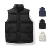 Chalecos de otoño e invierno para hombre y mujer, chalecos deportivos de algodón cálidos y a prueba de frío, chaquetas sin mangas, tops con cremallera cortavientos e impermeables
