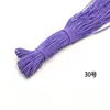 Cuerda elástica de látex multifilamento personalizada, de 0,8 a 2,5 mm, en blanco y negro, colorida y de alta elasticidad, accesorios de ropa.