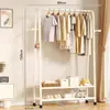 Secador de Roupas de Chão para Casa Quarto Cabide de Roupas Interno Varanda Simples Dobrável Vareta para Secar Roupas Dormitório Secagem de Roupas Novo Estilo