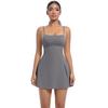 Vestido Deportivo Anti-rozaduras con Fondo Ligero y Almohadilla en el Pecho Transpirable para Exterior Golf Espalda Hermosa con Tirantes Vestido de Yoga Tenis para Mujer