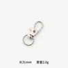 Cierre de Perro de Aleación de Zinc de Múltiples Tamaños Accesorios para Llaveros de Metal Accesorios de Ferretería para DIY Artículos de Cuero Equipaje Cierre de Gancho Giratorio
