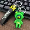 Llavero Oso Rayo Llavero de Coche Personalizado Moda Dibujos Animados Colgante para Bolsos de Niños y Niñas Exquisito Astronauta