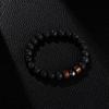 Temu gran venta comercio exterior transfronterizo suministro piedra volcánica piedra de dibujo piedra brillante pieza de madera pulsera con cuentas AliExpress gran venta