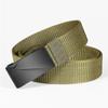 Fábrica de Guangzhou Cinturón de Lona para Hombre Hebilla Automática Sin Dientes Cinturón de Nylon Casual para Exterior Cinturón para Pantalón de Hombre Juventud Lote Spot