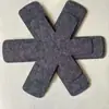 Posavasos de Fieltro Transfronterizos, Posavasos Antideslizantes y Aislantes Térmicos para Platos y Tazones Hexagonales, Esterillas de Protección Antiadherentes No Tejidas para Sartenes, Al por Mayor en Stock